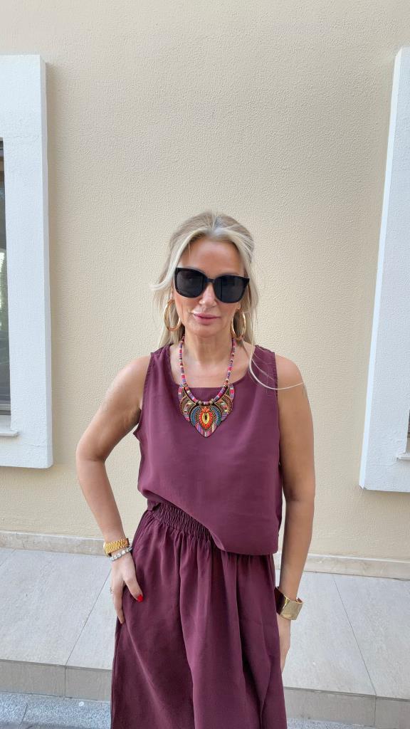 Daily Luxe Bordo Takım