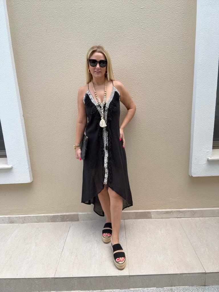 Finna İthal Siyah Elbise