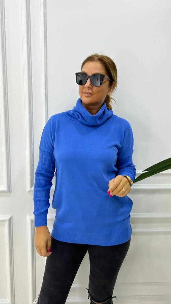 Gesa Kadın Mavi Triko