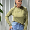 Kita Pamuk Basic T-shirt Haki