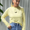 Kita Pamuk Basic T-shirt Sarı