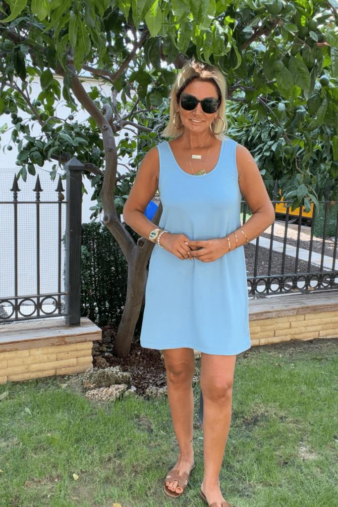 Leliva Bebe Mavi Elbise