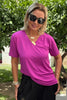 Lily Fuşya T-shirt