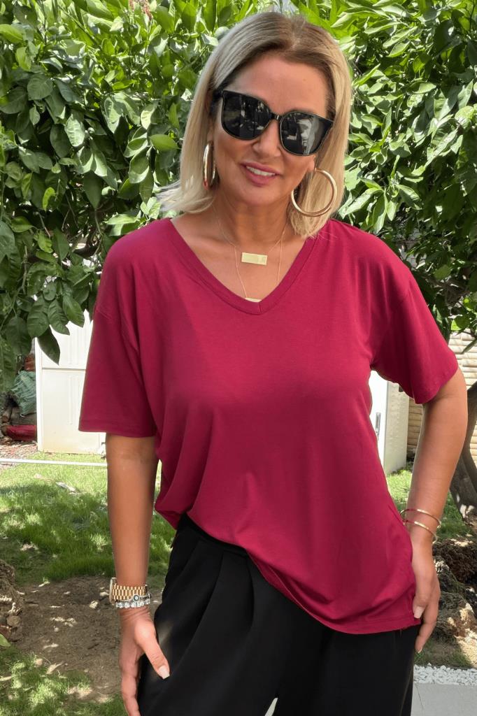 Lily Vişne T-shirt