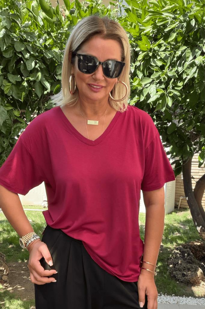 Lily Vişne T-shirt