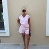 Luxes Pembe Şortlu Takım