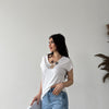 Malte Beyaz T-shirt