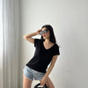 Malte Siyah T-shirt
