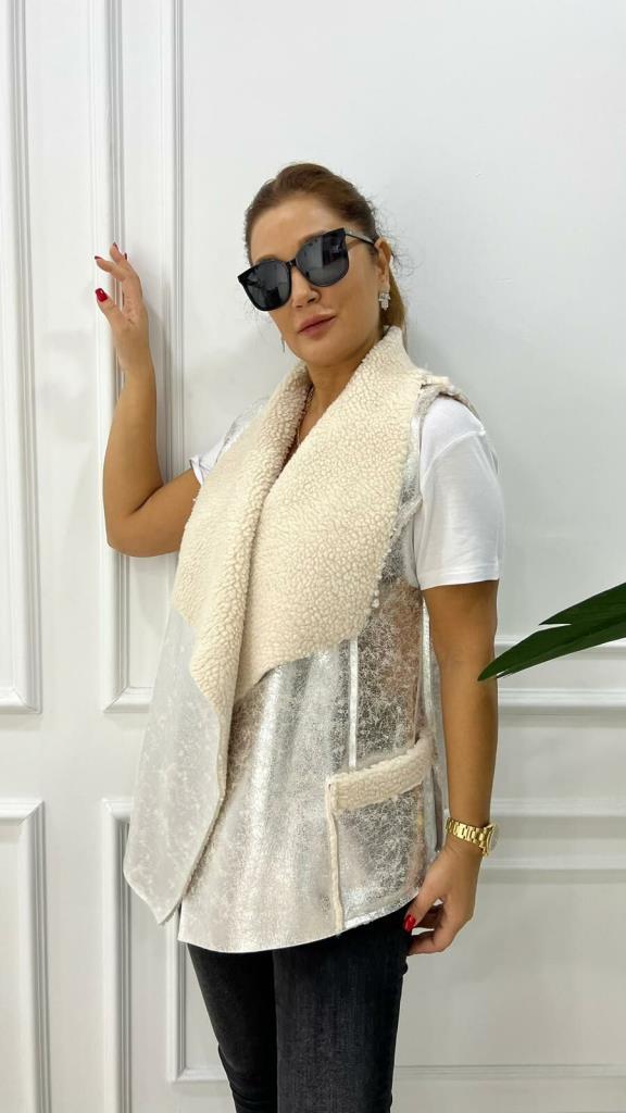 Marcel Kadın Gümüş Yelek