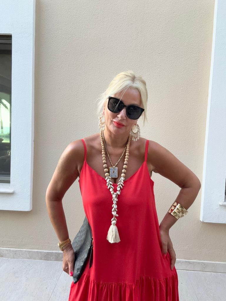 Merdis Kırmızı Elbise