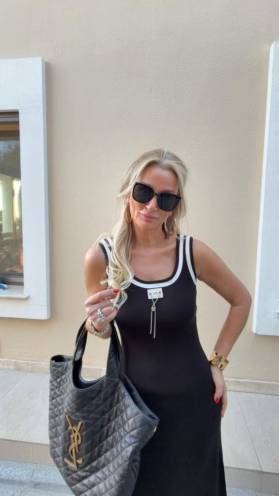 Metro Line Siyah Elbise