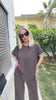 Mia Pelerin Takım Kahve