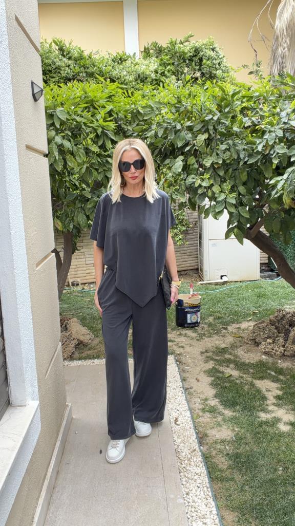 Mia Pelerin Takım Siyah