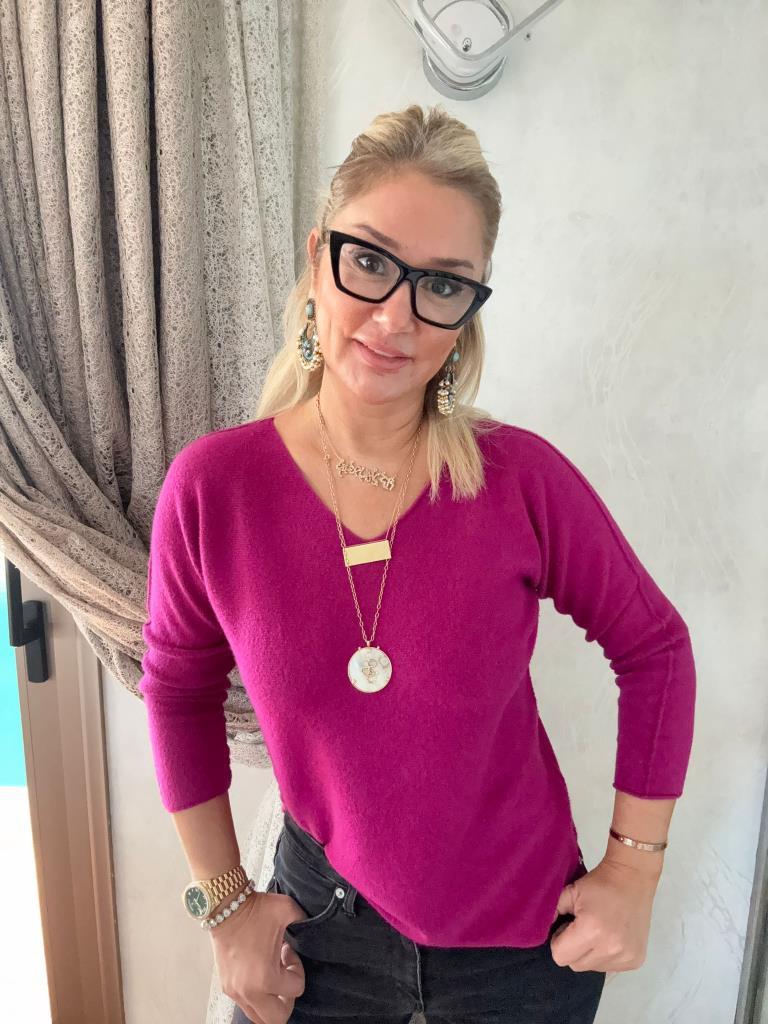 Minna İthal Leylak Triko