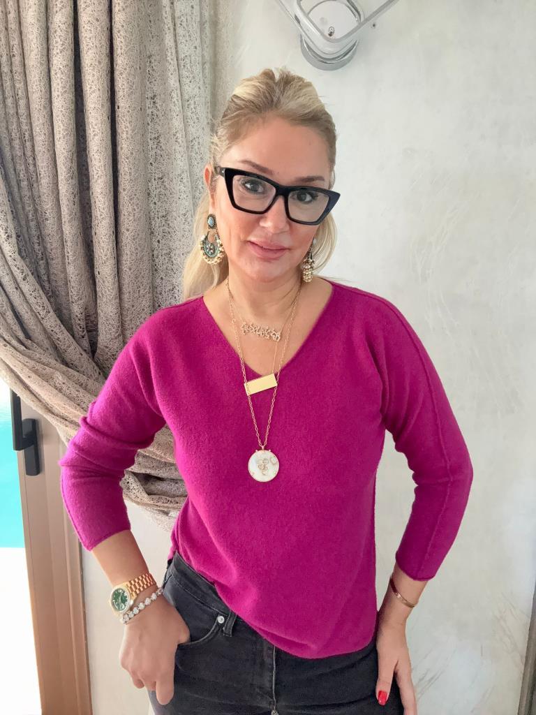 Minna İthal Leylak Triko