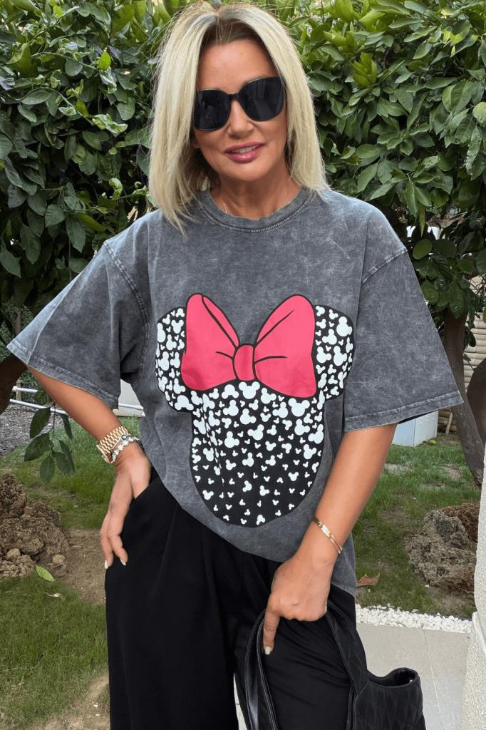 Miny Oversize Tshirt Antrasit