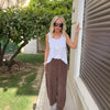 Mucaxy Tensel Pantolon Kahve