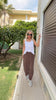 Mucaxy Tensel Pantolon Kahve
