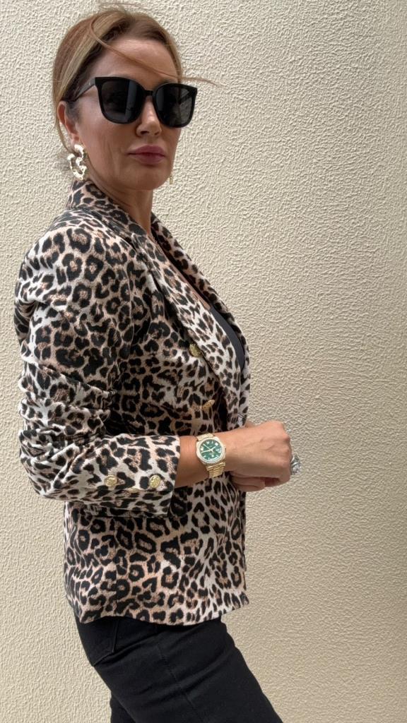 Nebula Leopar Blazer