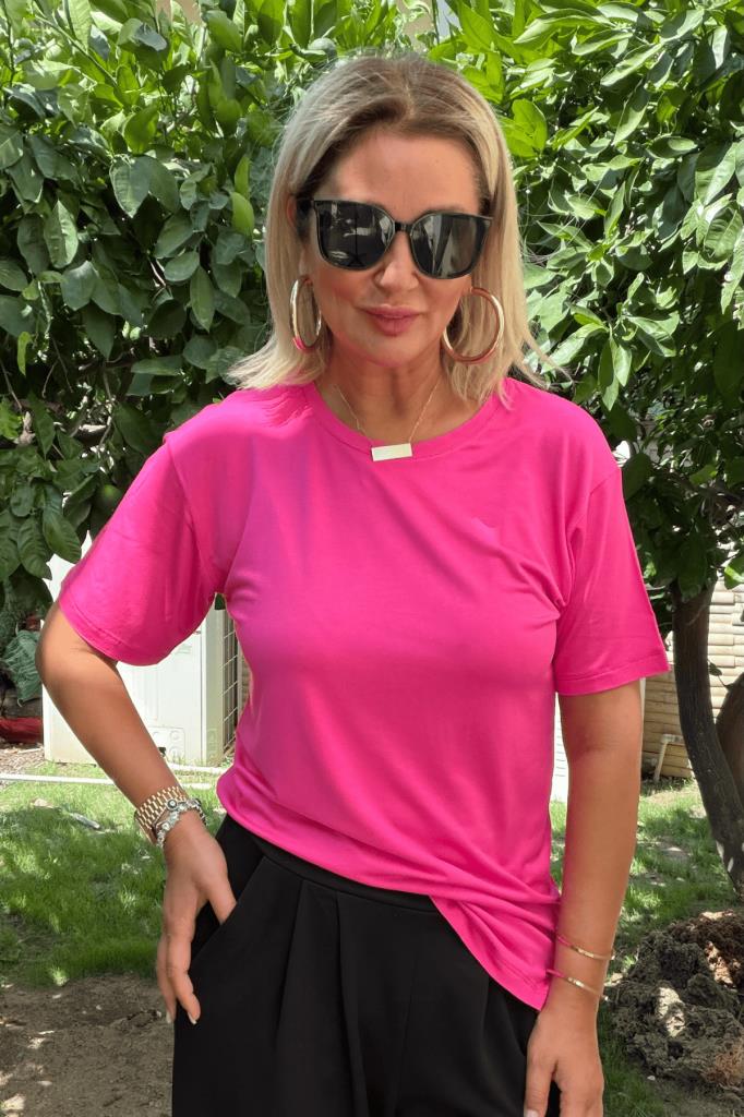 Orka Fuşya T-shirt