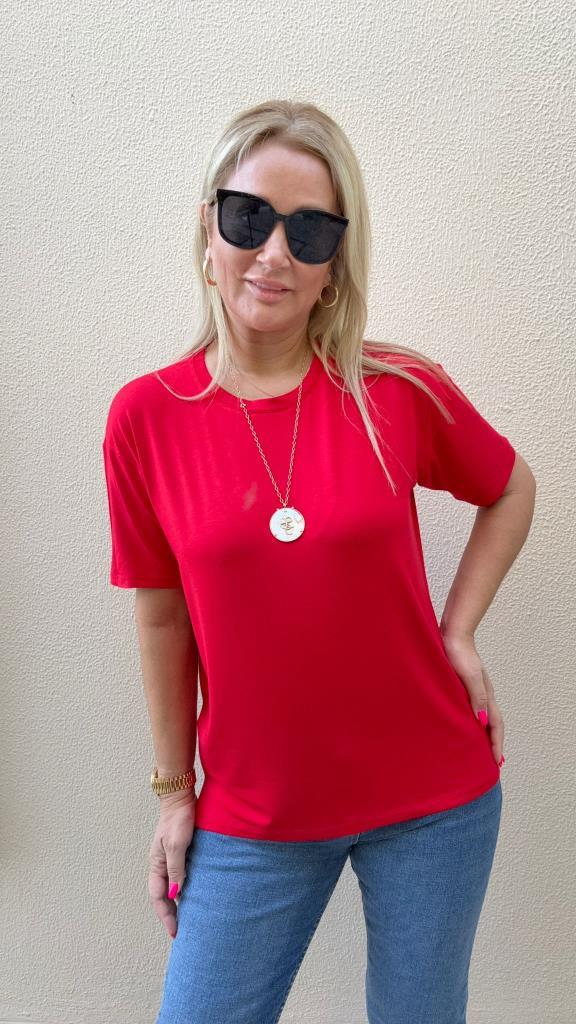 Orka Kırmızı T-shirt