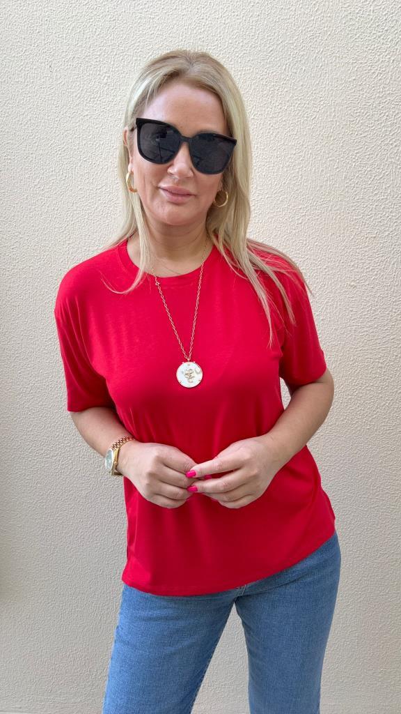 Orka Kırmızı T-shirt