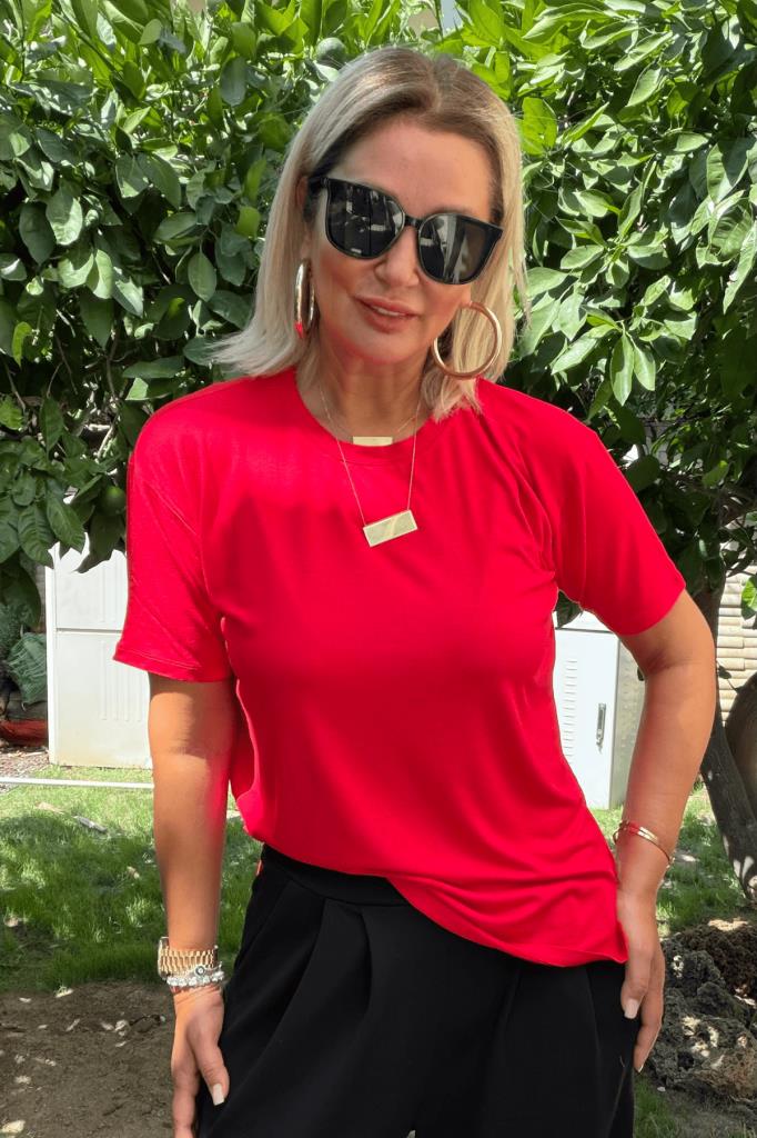 Orka Kırmızı T-shirt