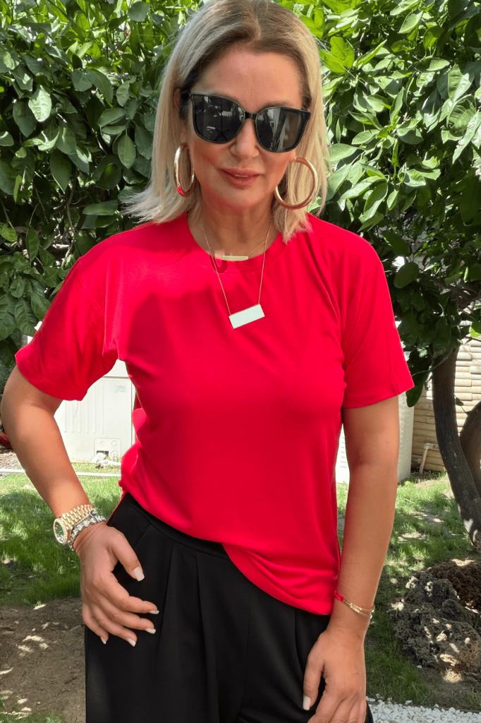 Orka Kırmızı T-shirt