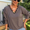 Paris Lace Dantelli Modal Triko Kahve
