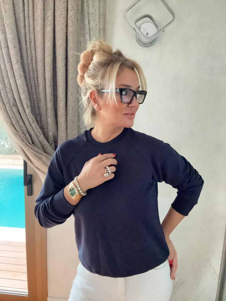 Peska Lacivert Sweat