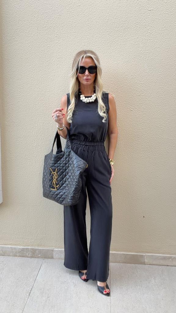 Rande Siyah Tensel Takım