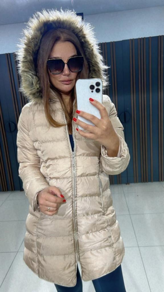 Rany Kadın Bej Mont