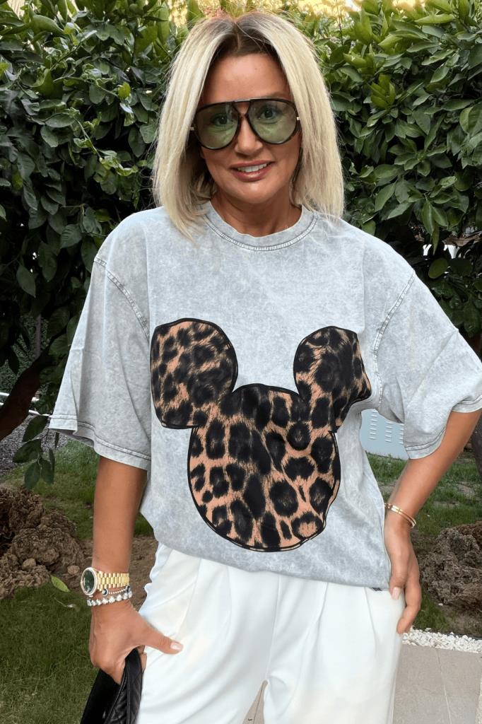 Rebel Oversize Thsirt Gri