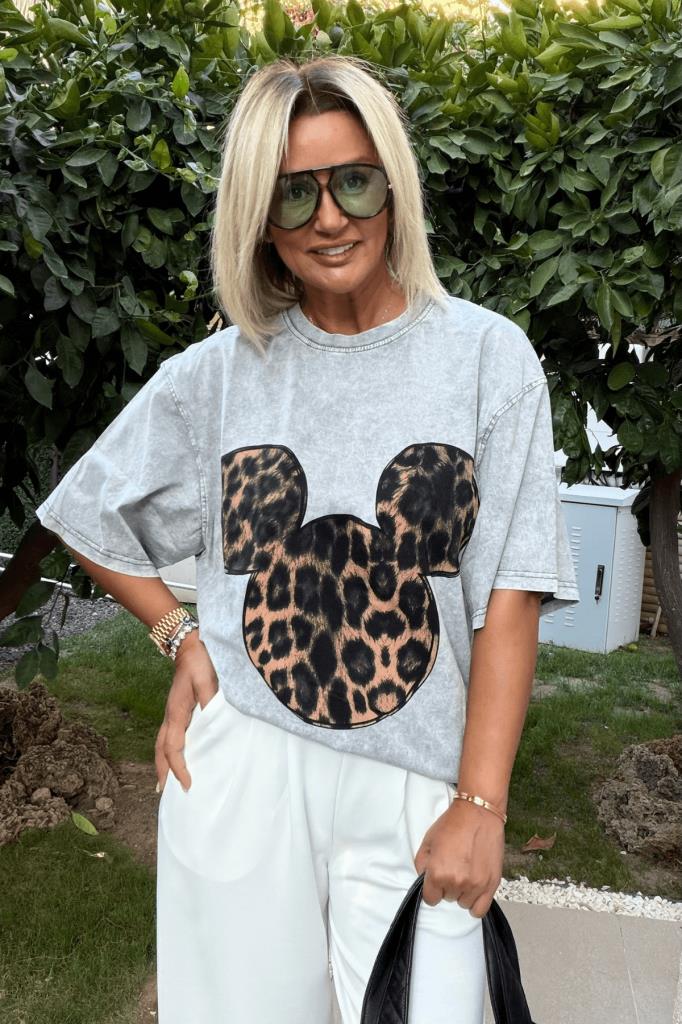 Rebel Oversize Thsirt Gri