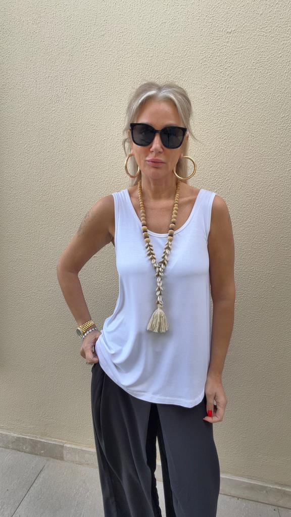 Rolda Bambu Kumaş Ekru Atlet