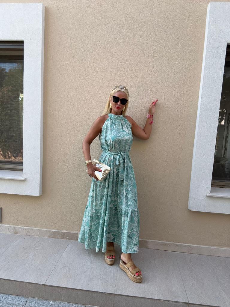 Rozile Yeşil Elbise