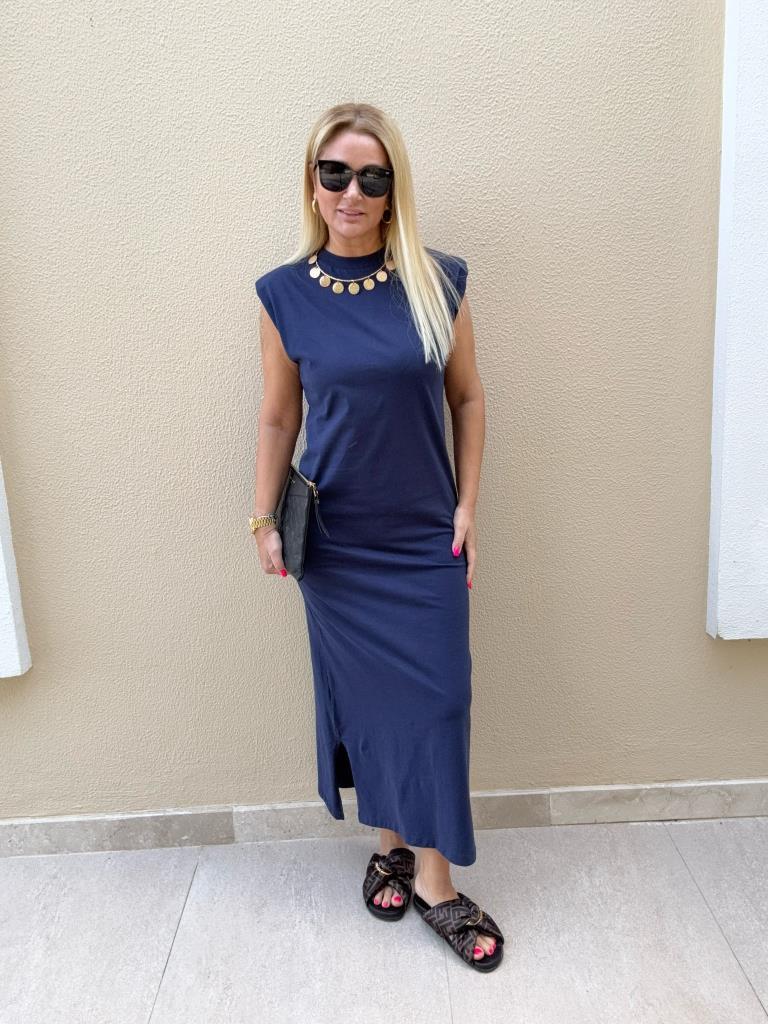 Taffy Lacivert Elbise