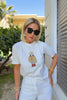 Tetty Nakışlı Tshirt Ekru