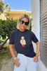 Tetty Nakışlı Tshirt Lacivert