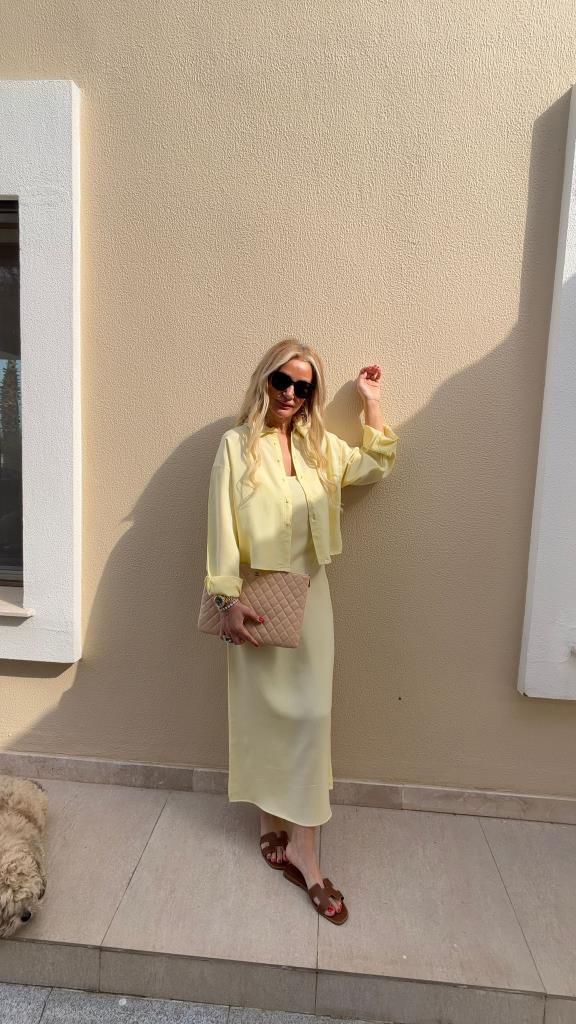 Urban Layer Sarı Gömlekli Elbise