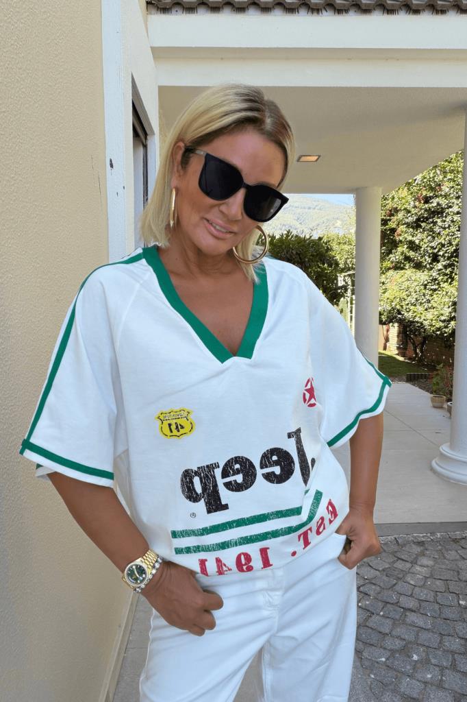 Vintage Oversize Tshirt Yeşil