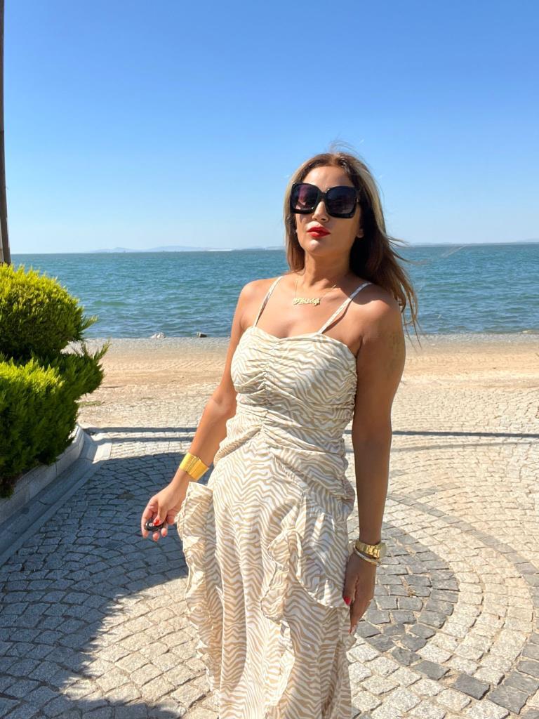 Welsa Kadın Camel Askılı Elbise