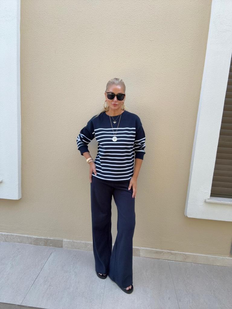 Wick Lacivert Triko Pantolon