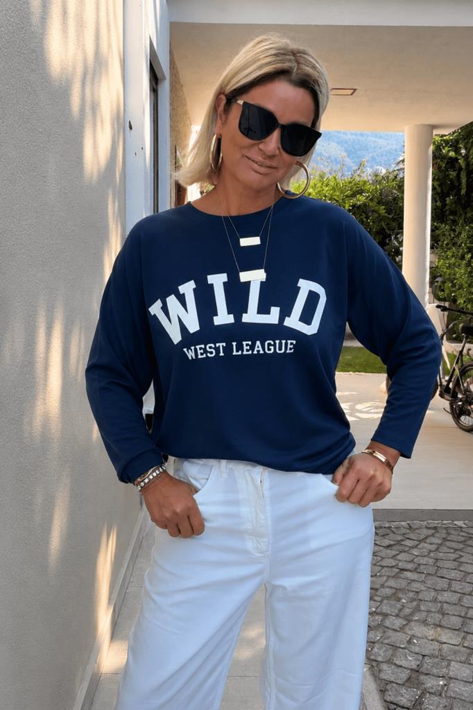 Wild Modal Bluz Lacivert