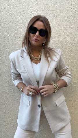 Laresa Taş Rengi Blazer